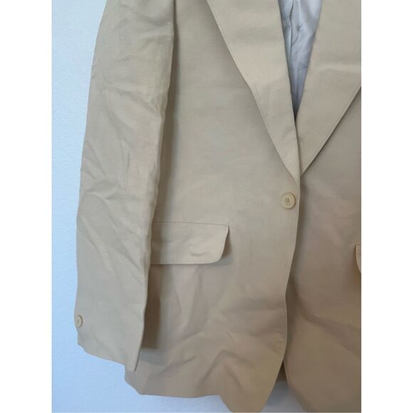 Sandro Linen Suit Jacket  Size FR 50 NEW NWT - Picture 8 of 13
